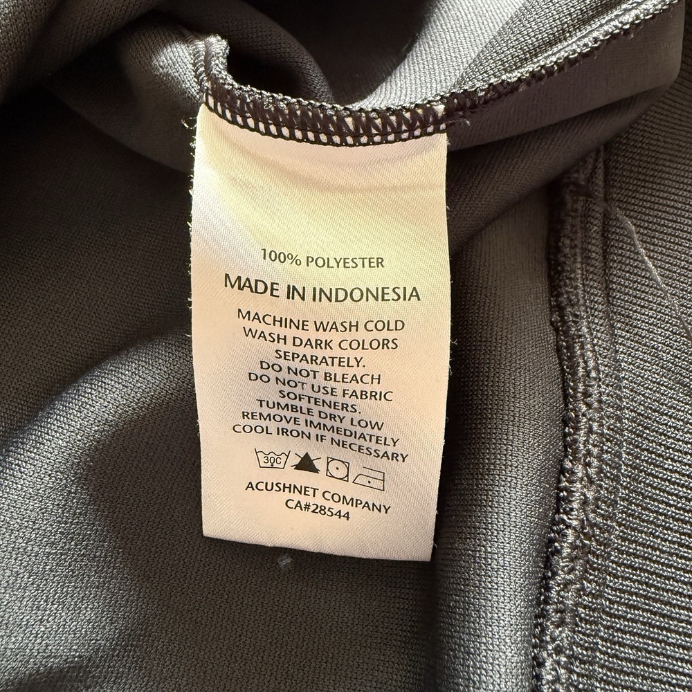 FootJoy Harding Park Quarter Zip Golf Vest Mens XXL Gray Performance Classic - Picture 6 of 10